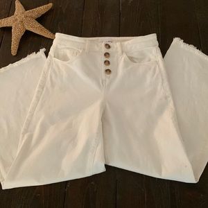 Loft High waist wide leg jeans